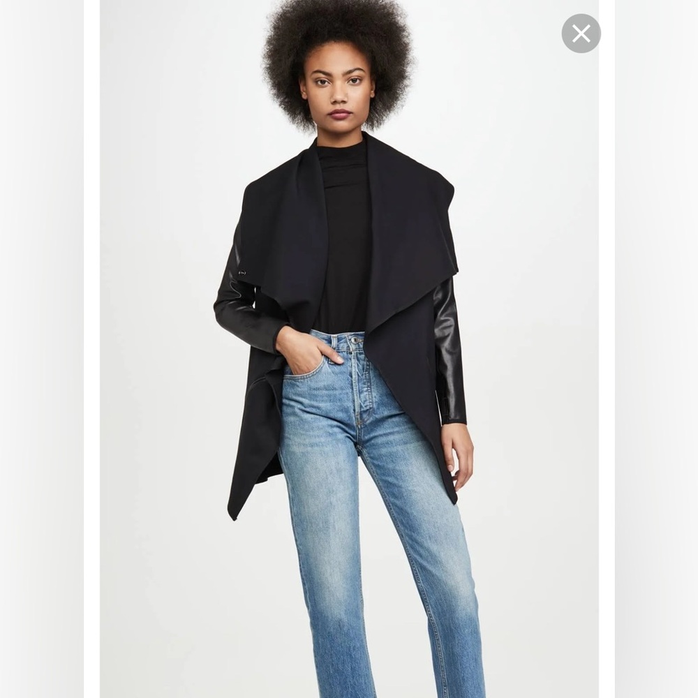 SPANX Faux Leather Convertible Jacket